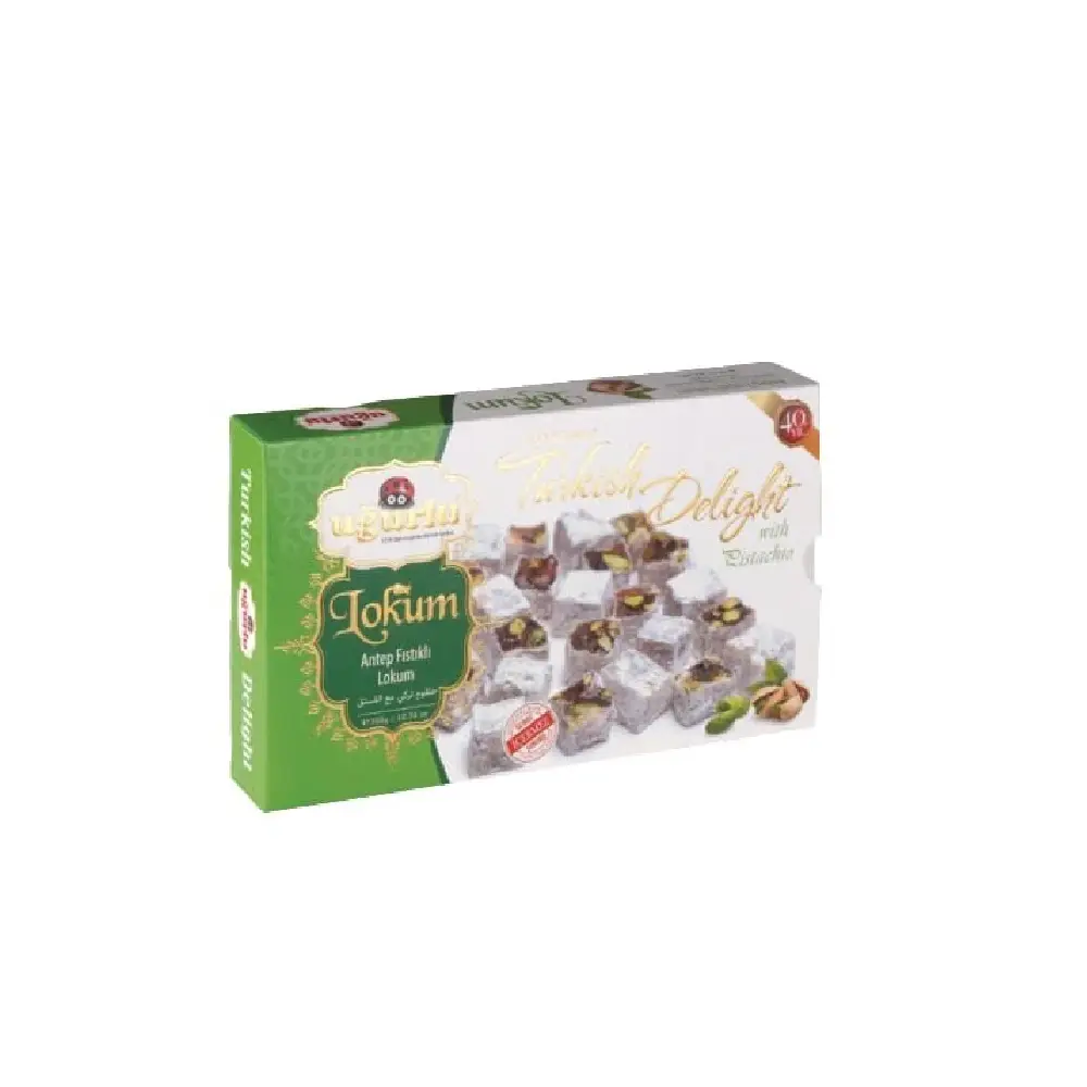 Box of Ugurlu Pistachio Turkish Delight 350g.