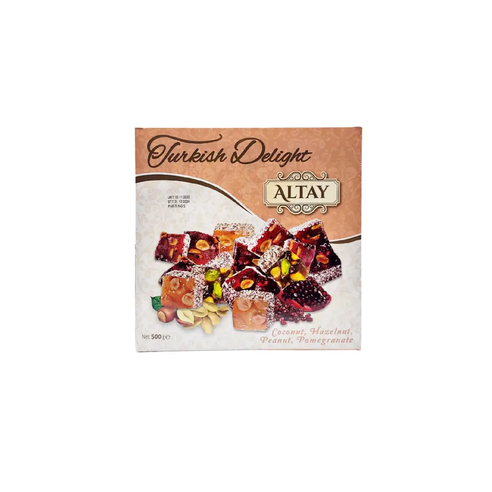 Box of Turkish Delight with Coconut
