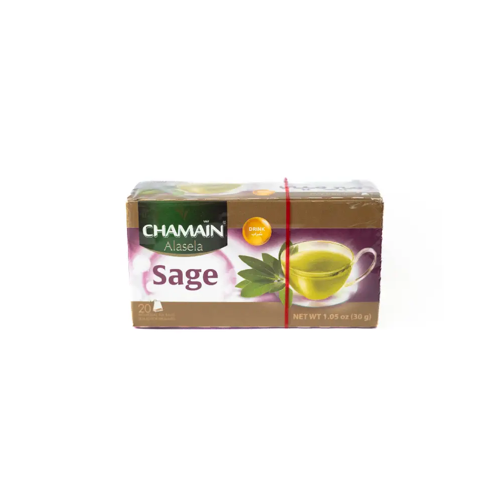Box of Chamain Sage Tea 20 Sachets.