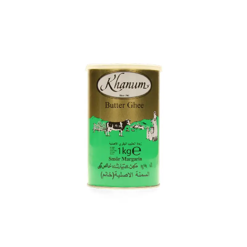 Can of Khanum Pure Ghee Butter 1000g