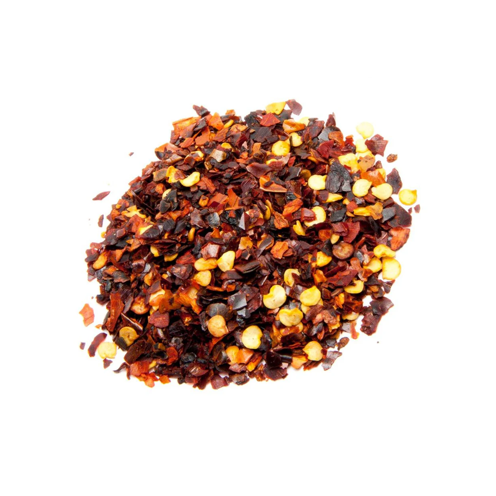 Jar of Hot Pepper Flakes 500g.