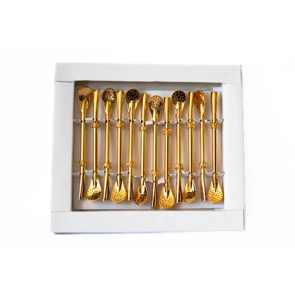 Box of 12 Mate Tea Straws.