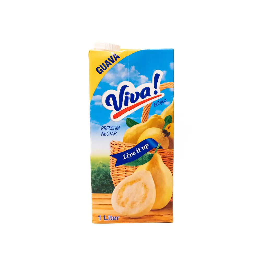 Bottle of Viva Premium Guava Nectar 1L.