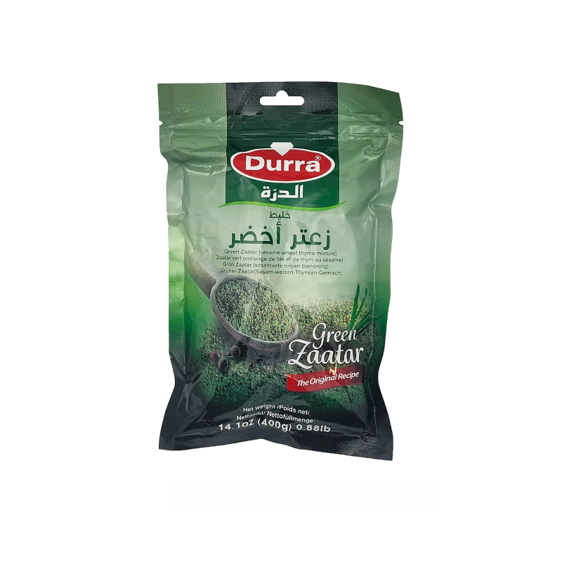 Bag of Durra Green Thyme Zaatar 400g.