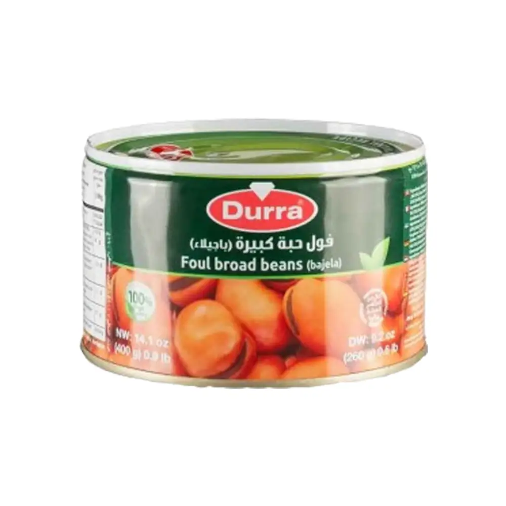 Can of Durra Fava Beans 400g.
