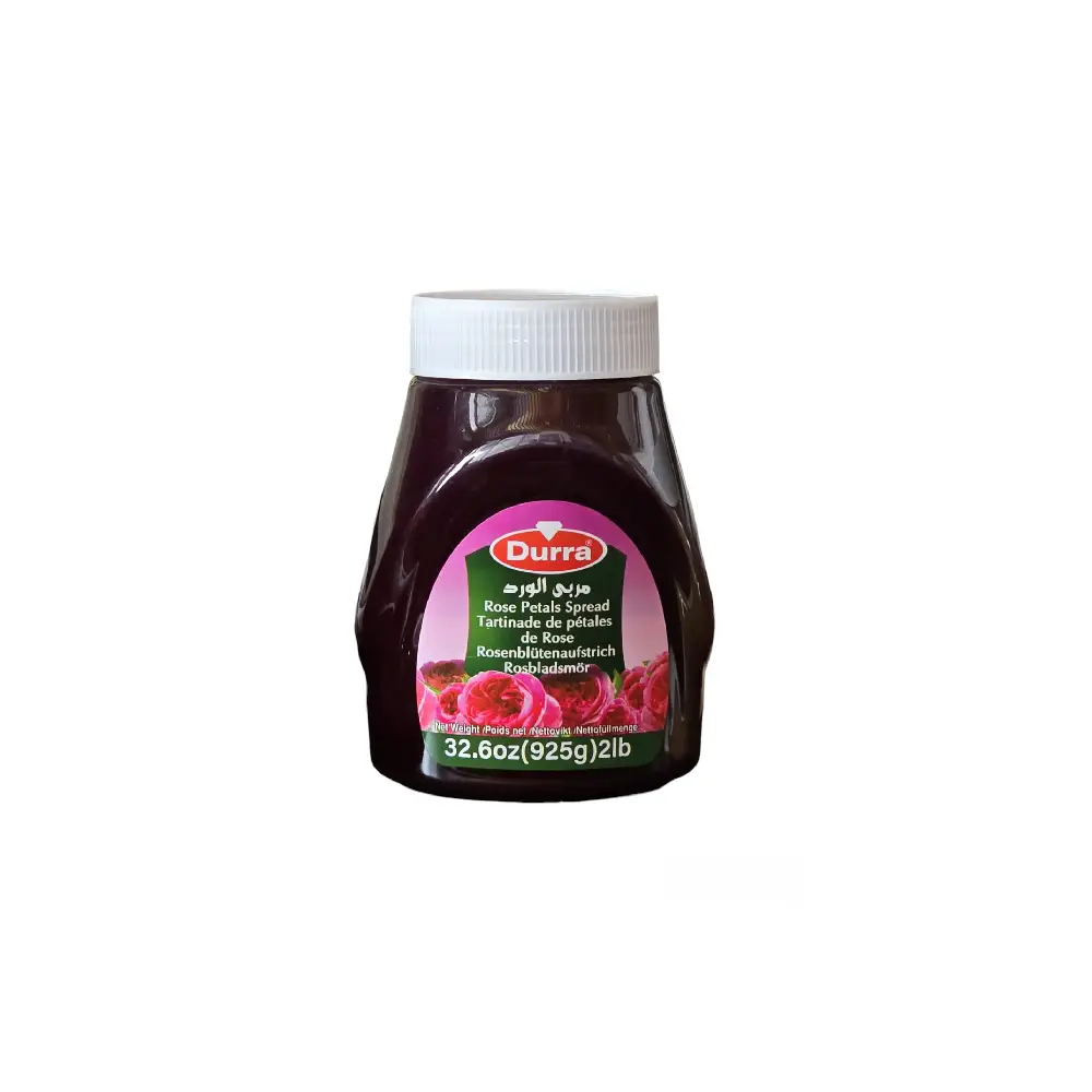 Jar of Durra Rose Petal Jam 925g.