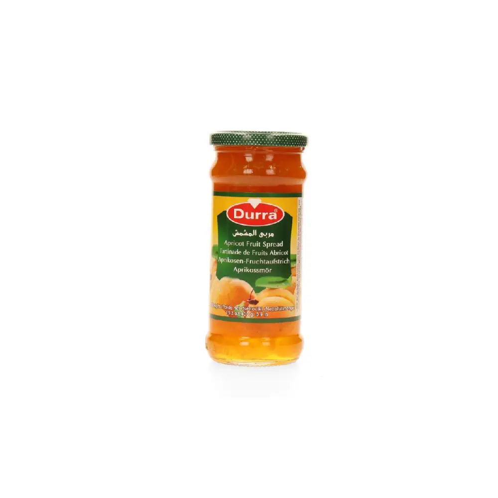 Jar of Durra Apricot Jam 430g.