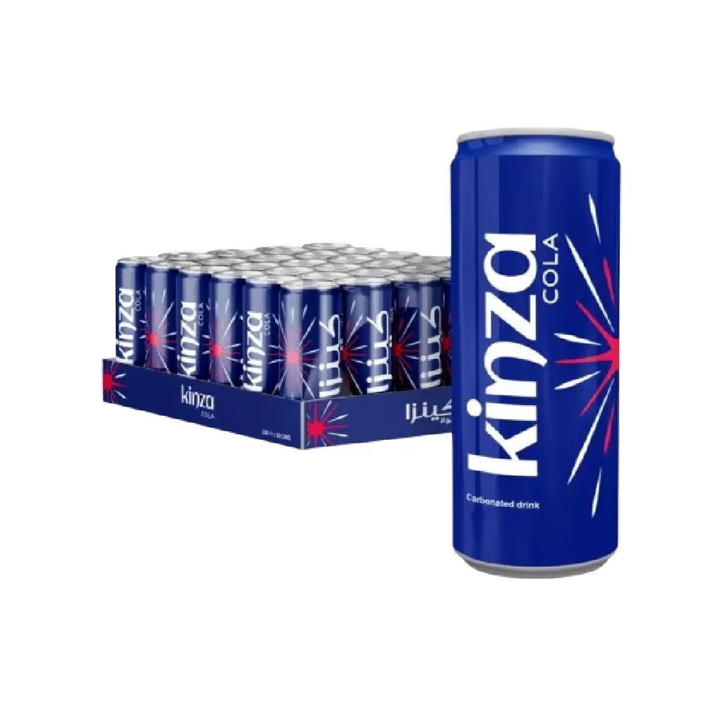 Can of Kinza Cola 250ml.