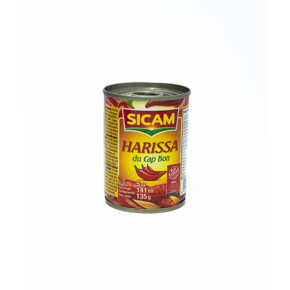 Can of Sicam Harissa Paste 135g.