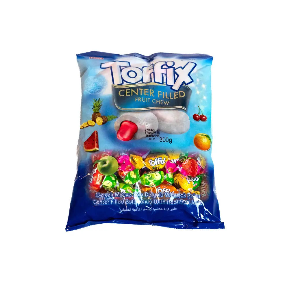 Bag of Toffix Filled Soft Candies 300g.