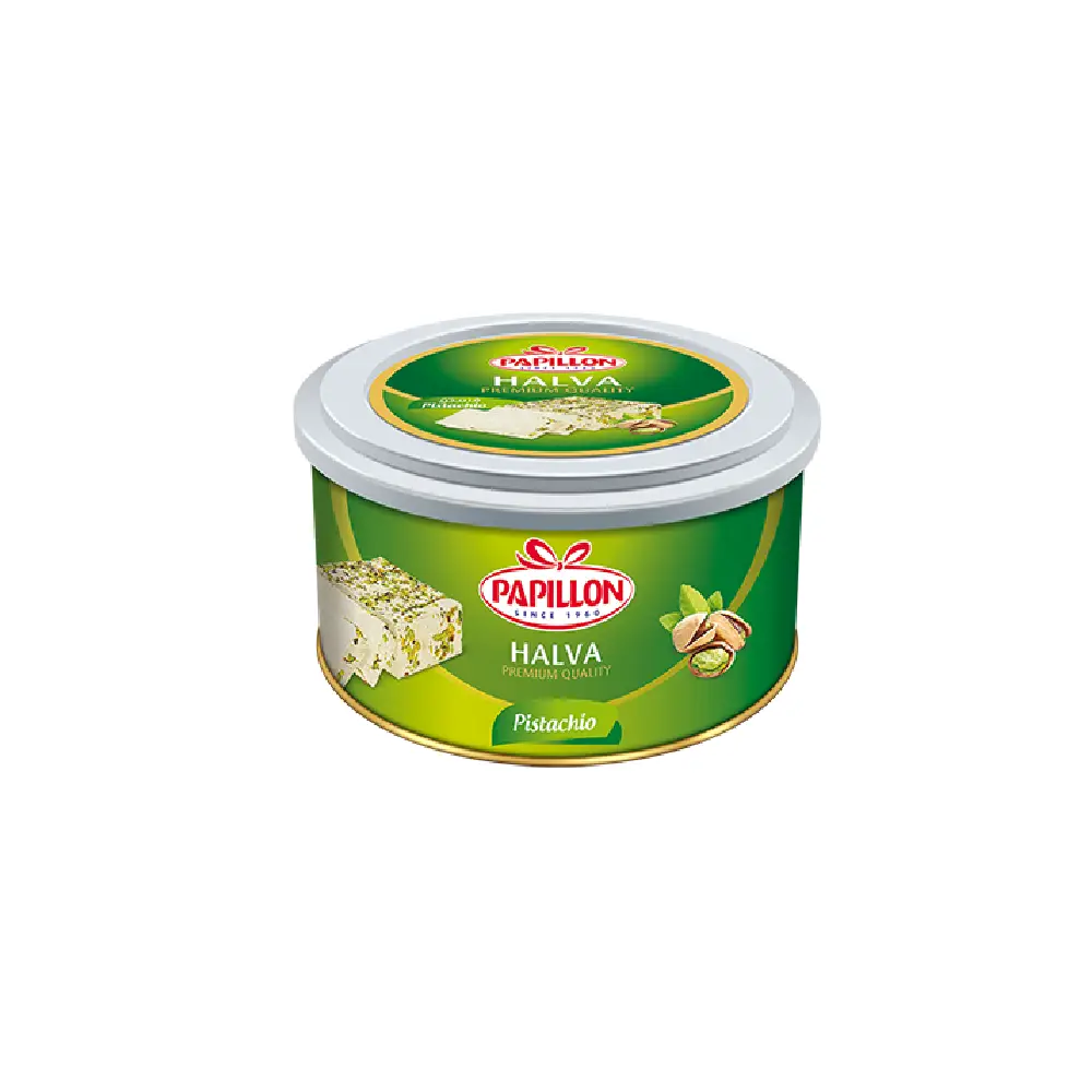 Can of Pistachio Halva 350g.