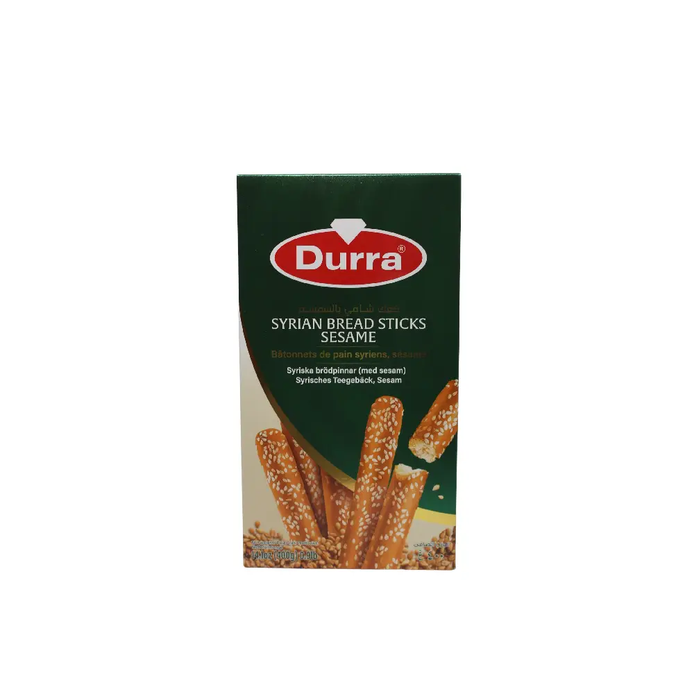 Package of Durra Sesame Breadsticks 400g.