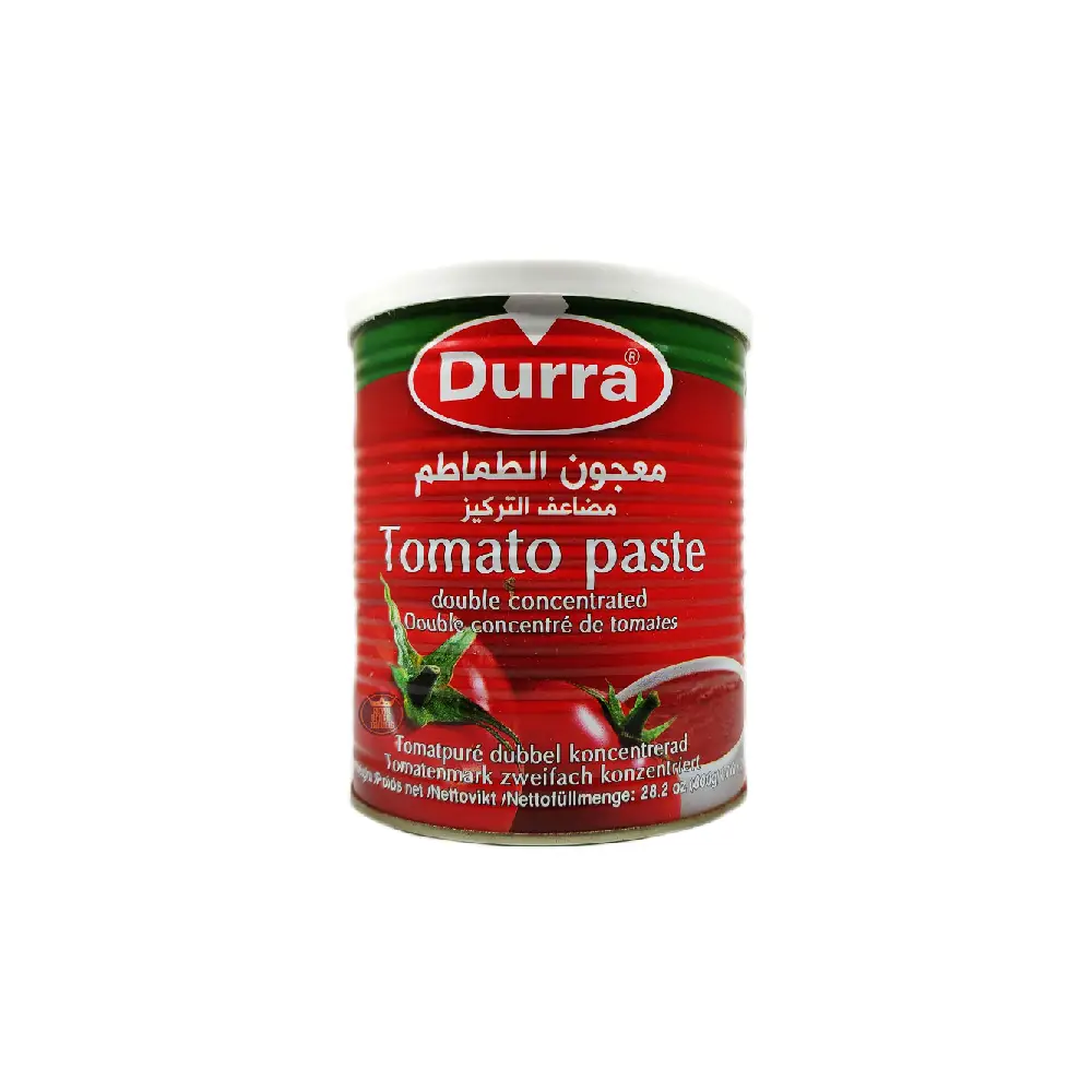 Can of Durra Double Concentrated Tomato Paste 800g.