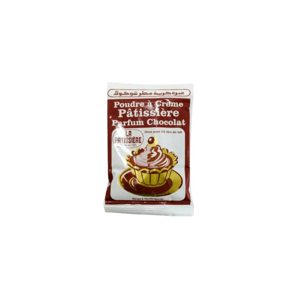 Package of Chocolate Pastry Cream Mix 40g La Patissière.