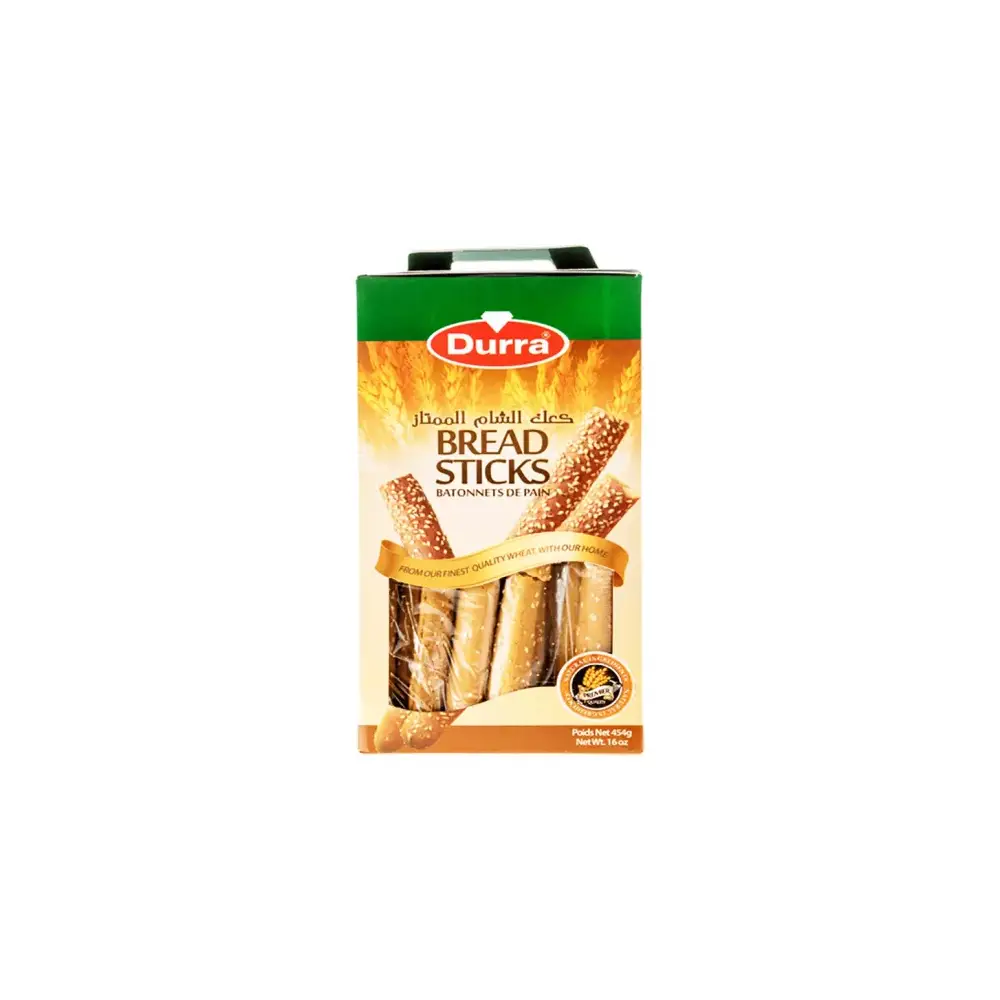 Box of Durra Breadsticks.