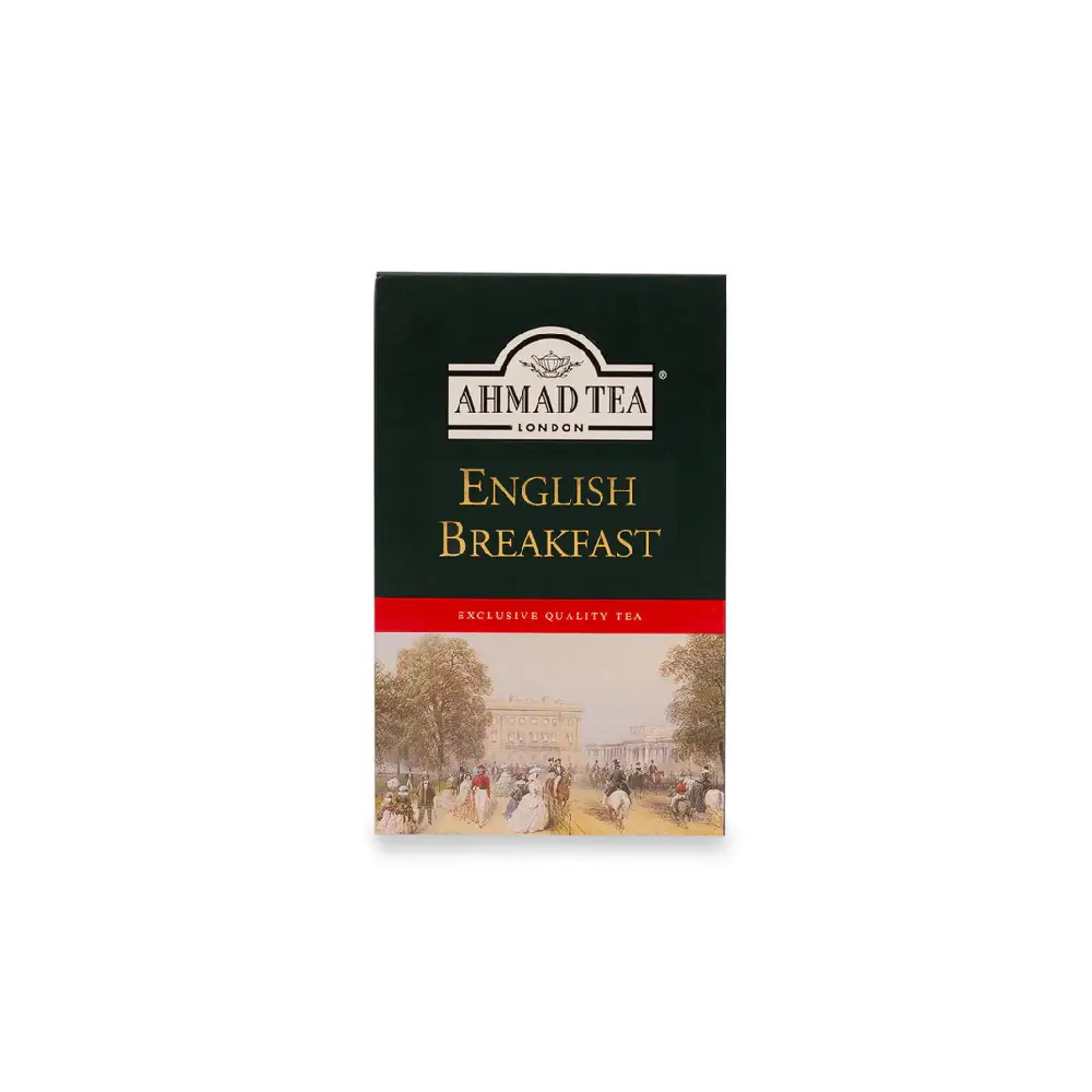 Box of Ahmad Tea English Breakfast 500g Loose Leaf.