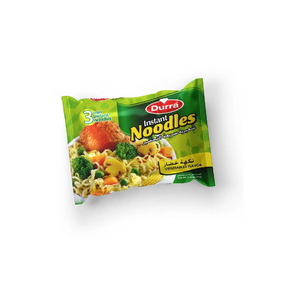 Package of Durra Noodles with Vegetables 5 Pieces.