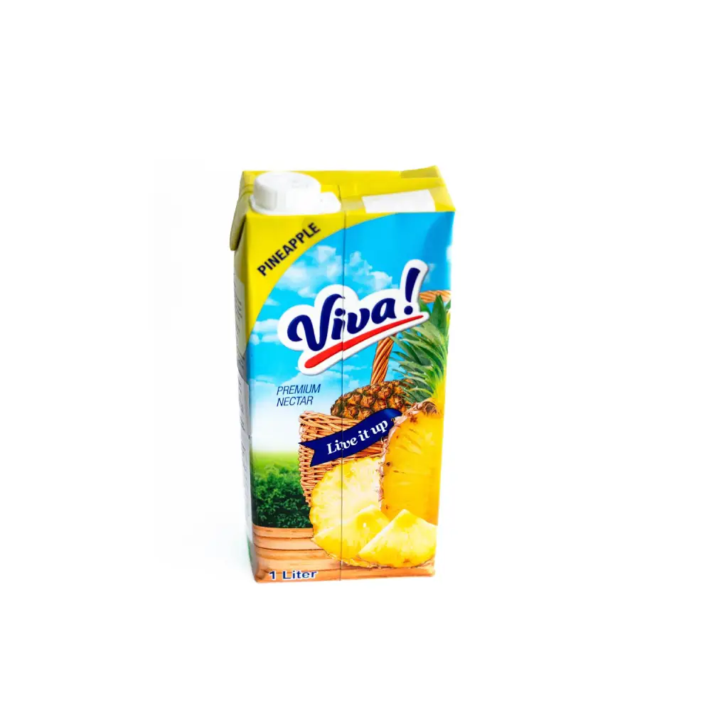 Box of Viva Natural Pineapple Juice 1L.