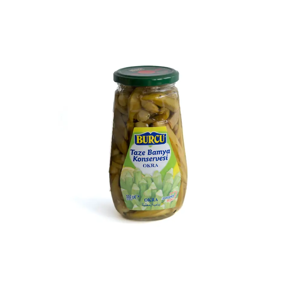 Jar of Burcu Okra 550g.