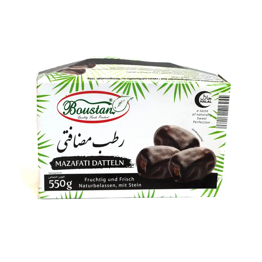 Box of Boustan Mazafati Dates 550g.